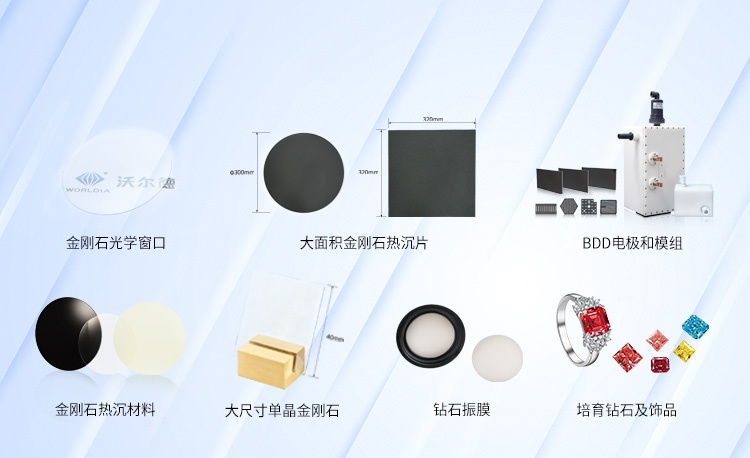 1758865802224252 CVD金刚石功能材料及培育钻石系列产品